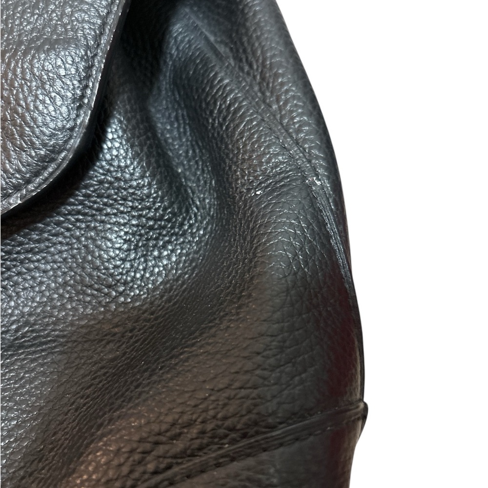 Coach Black Leather Backpack - Picture 6 of 9